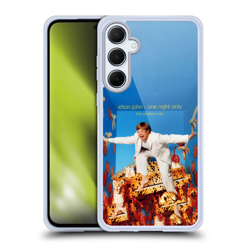 Elton John Artwork One Night Only Album Soft Gel Case for Samsung Galaxy A55 5G