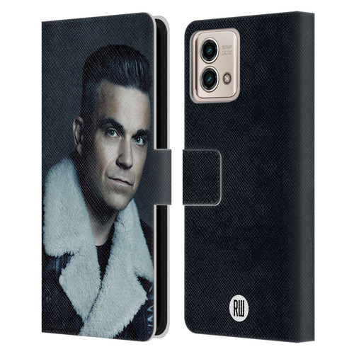 Robbie Williams Calendar Leather Jacket Leather Book Wallet Case Cover For Motorola Moto G Stylus 5G 2023
