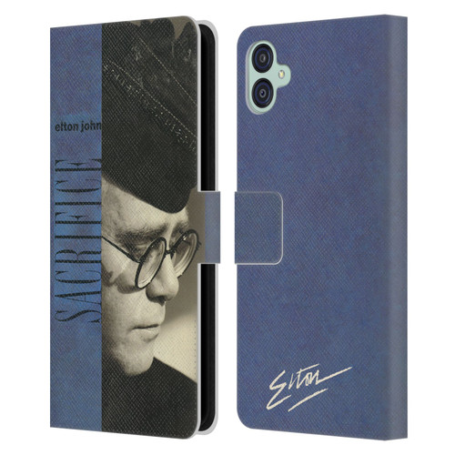 Elton John Artwork Sacrifice Single Leather Book Wallet Case Cover For Samsung Galaxy M04 5G / A04e