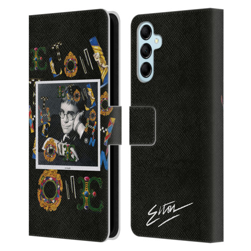 Elton John Artwork The One Single Leather Book Wallet Case Cover For Samsung Galaxy M14 5G