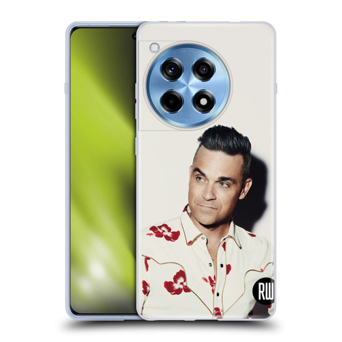Robbie Williams Calendar Floral Shirt Soft Gel Case for OnePlus 12R