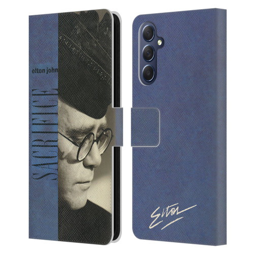 Elton John Artwork Sacrifice Single Leather Book Wallet Case Cover For Samsung Galaxy M54 5G
