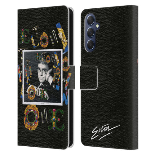 Elton John Artwork The One Single Leather Book Wallet Case Cover For Samsung Galaxy M54 5G