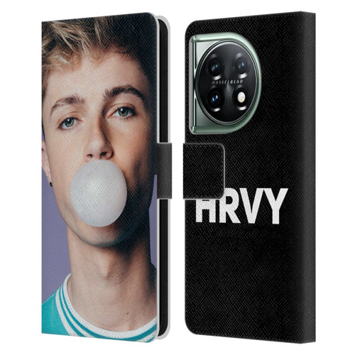 HRVY Graphics Calendar 2 Leather Book Wallet Case Cover For OnePlus 11 5G