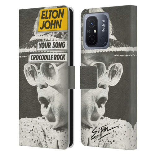 Elton John Artwork Your Song Single Leather Book Wallet Case Cover For Xiaomi Redmi 12C