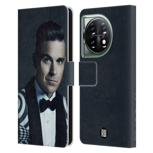 Robbie Williams Calendar Printed Tux Leather Book Wallet Case Cover For OnePlus 11 5G