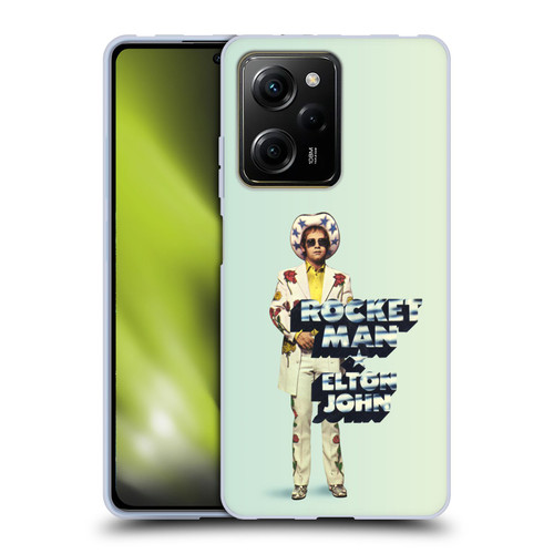 Elton John Artwork Rocket Man Single Soft Gel Case for Xiaomi Redmi Note 12 Pro 5G