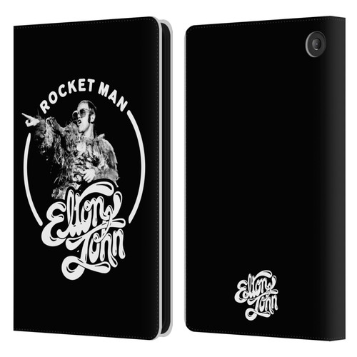 Elton John Rocketman Key Art 2 Leather Book Wallet Case Cover For Amazon Fire 7 2022
