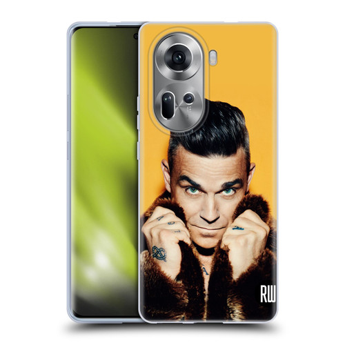 Robbie Williams Calendar Fur Coat Soft Gel Case for OPPO Reno11