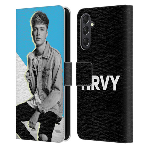 HRVY Graphics Calendar 3 Leather Book Wallet Case Cover For Samsung Galaxy A24 4G / M34 5G