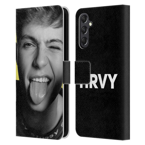 HRVY Graphics Calendar 5 Leather Book Wallet Case Cover For Samsung Galaxy A24 4G / M34 5G