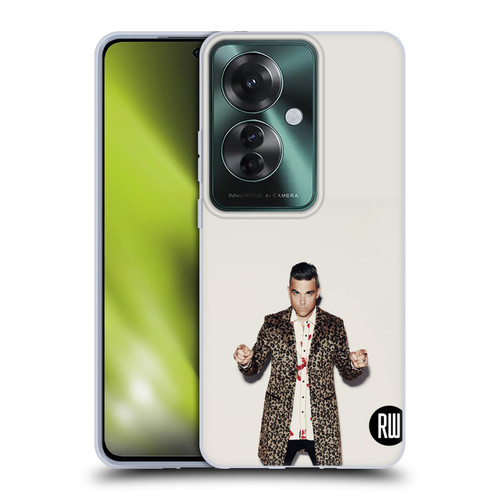 Robbie Williams Calendar Animal Print Coat Soft Gel Case for OPPO Reno11 F 5G / F25 Pro 5G