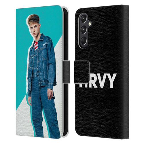 HRVY Graphics Calendar 8 Leather Book Wallet Case Cover For Samsung Galaxy A24 4G / M34 5G