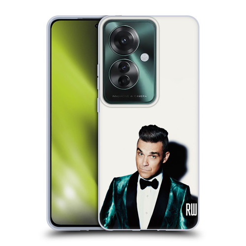 Robbie Williams Calendar White Background Soft Gel Case for OPPO Reno11 F 5G / F25 Pro 5G