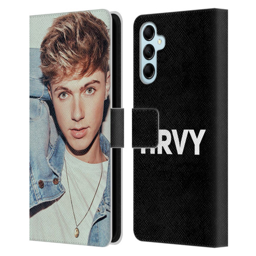 HRVY Graphics Calendar 4 Leather Book Wallet Case Cover For Samsung Galaxy M14 5G