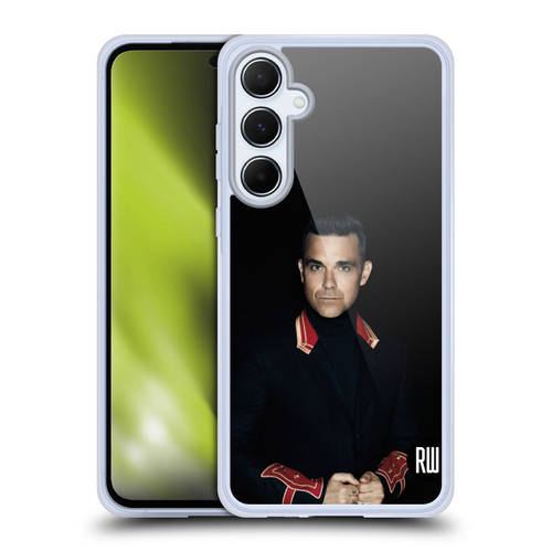 Robbie Williams Calendar Portrait Soft Gel Case for Samsung Galaxy A55 5G