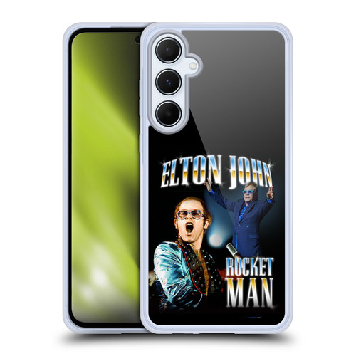 Elton John Rocketman Key Art Soft Gel Case for Samsung Galaxy A55 5G