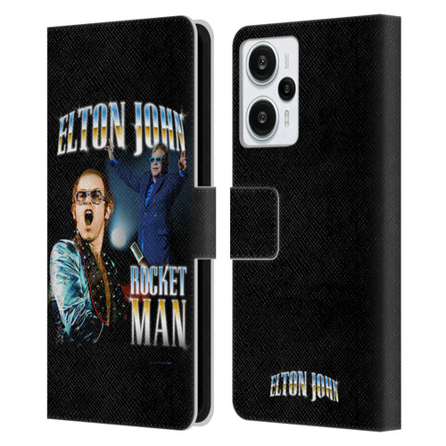 Elton John Rocketman Key Art Leather Book Wallet Case Cover For Xiaomi Redmi Note 12T
