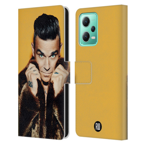 Robbie Williams Calendar Fur Coat Leather Book Wallet Case Cover For Xiaomi Redmi Note 12 5G