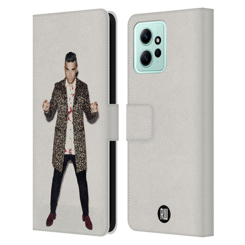 Robbie Williams Calendar Animal Print Coat Leather Book Wallet Case Cover For Xiaomi Redmi 12