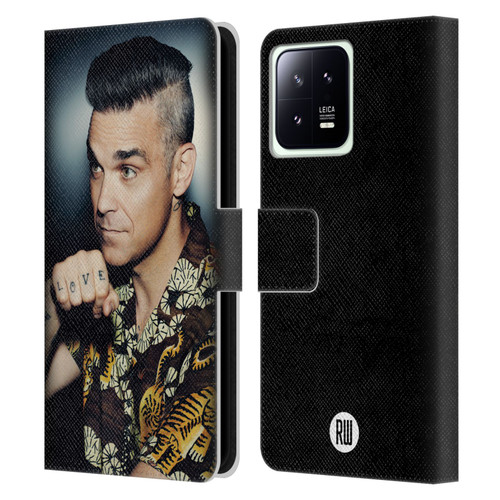 Robbie Williams Calendar Love Tattoo Leather Book Wallet Case Cover For Xiaomi 13 5G