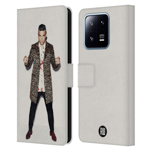 Robbie Williams Calendar Animal Print Coat Leather Book Wallet Case Cover For Xiaomi 13 Pro 5G