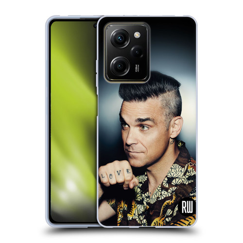 Robbie Williams Calendar Love Tattoo Soft Gel Case for Xiaomi Redmi Note 12 Pro 5G