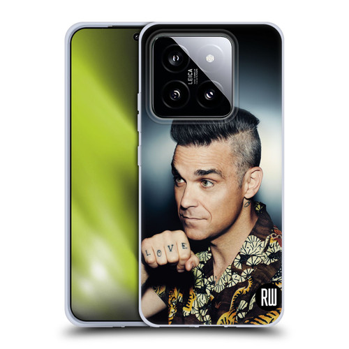 Robbie Williams Calendar Love Tattoo Soft Gel Case for Xiaomi 14