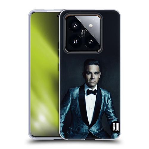 Robbie Williams Calendar Dark Background Soft Gel Case for Xiaomi 14 Pro