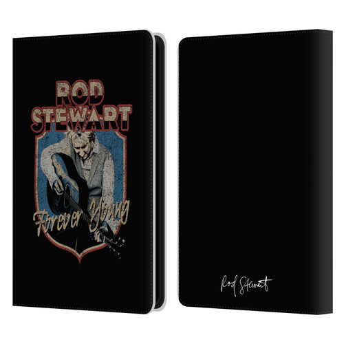 Rod Stewart Art Forever Young Leather Book Wallet Case Cover For Amazon Kindle Paperwhite 5 (2021)