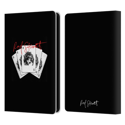 Rod Stewart Art Poker Hand Leather Book Wallet Case Cover For Amazon Kindle Paperwhite 5 (2021)
