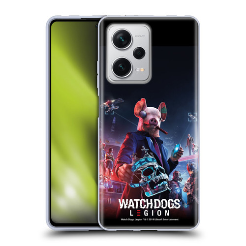 Watch Dogs Legion Artworks Winston Skull Soft Gel Case for Xiaomi Redmi Note 12 Pro+ 5G