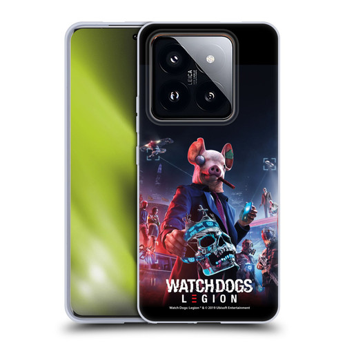 Watch Dogs Legion Artworks Winston Skull Soft Gel Case for Xiaomi 14 Pro