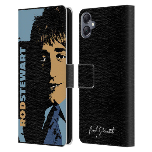 Rod Stewart Art Yesterday Retro Leather Book Wallet Case Cover For Samsung Galaxy A05