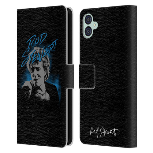 Rod Stewart Art Scribble Leather Book Wallet Case Cover For Samsung Galaxy M04 5G / A04e