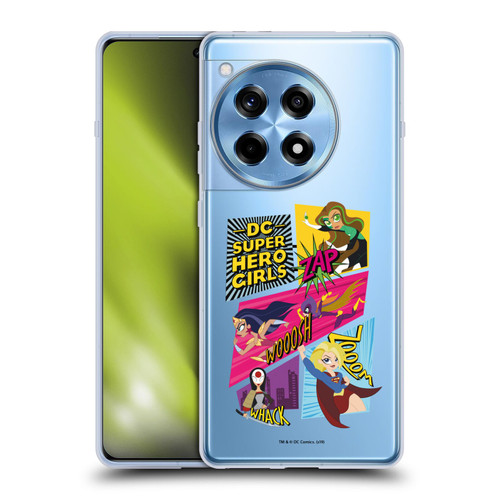 DC Super Hero Girls Characters Composed Art 2 Soft Gel Case for OnePlus 12R