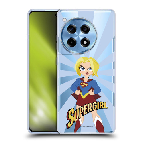 DC Super Hero Girls Characters Supergirl Soft Gel Case for OnePlus 12R