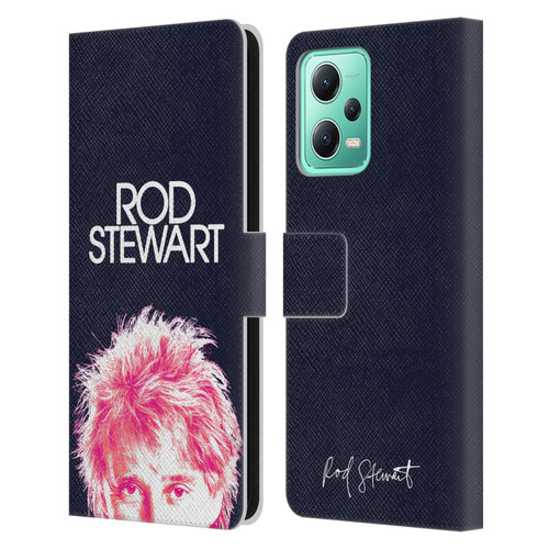 Rod Stewart Art Neon Leather Book Wallet Case Cover For Xiaomi Redmi Note 12 5G