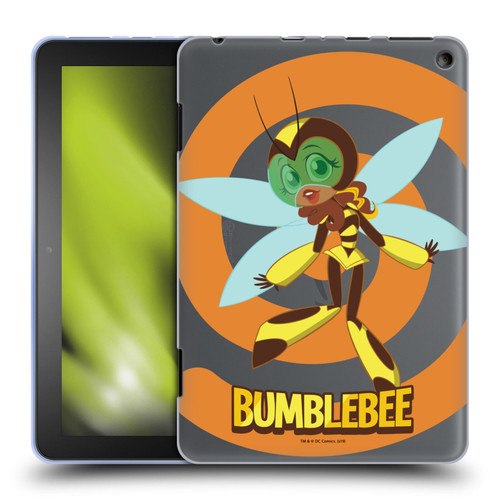 DC Super Hero Girls Characters Bumblebee Soft Gel Case for Amazon Fire HD 8/Fire HD 8 Plus 2020
