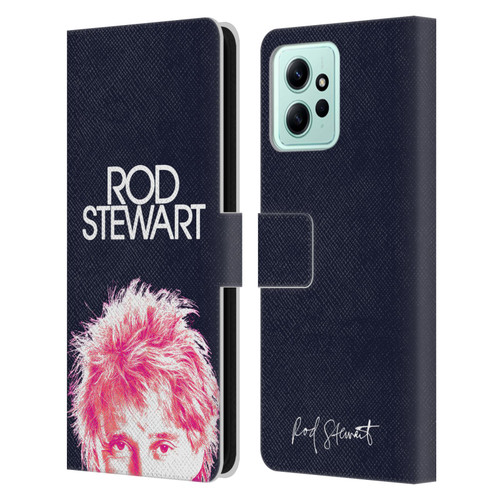 Rod Stewart Art Neon Leather Book Wallet Case Cover For Xiaomi Redmi 12