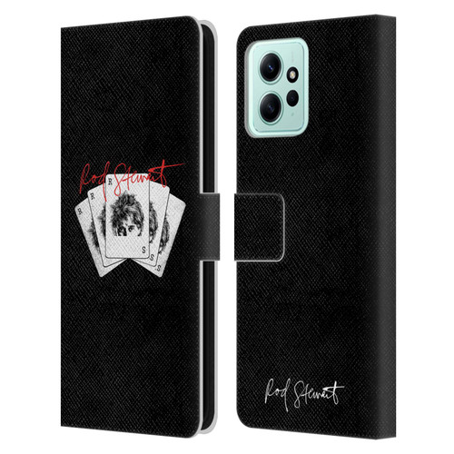 Rod Stewart Art Poker Hand Leather Book Wallet Case Cover For Xiaomi Redmi 12
