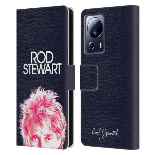 Rod Stewart Art Neon Leather Book Wallet Case Cover For Xiaomi 13 Lite 5G