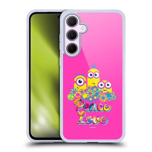 Minions Rise of Gru(2021) Day Tripper Peace Soft Gel Case for Samsung Galaxy A35 5G