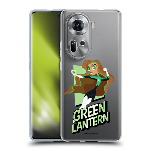 DC Super Hero Girls Characters Green Lantern Soft Gel Case for OPPO Reno11