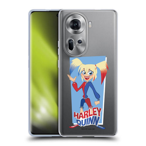 DC Super Hero Girls Characters Harley Quinn Soft Gel Case for OPPO Reno11