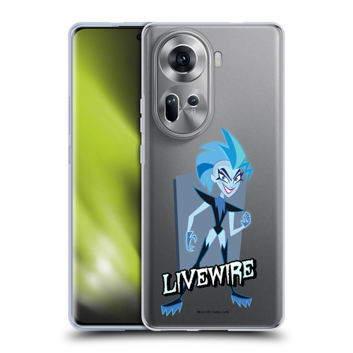 DC Super Hero Girls Characters Livewire Soft Gel Case for OPPO Reno11