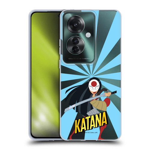 DC Super Hero Girls Characters Katana Soft Gel Case for OPPO Reno11 F 5G / F25 Pro 5G