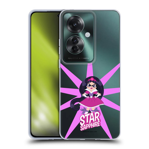 DC Super Hero Girls Characters Star Sapphire Soft Gel Case for OPPO Reno11 F 5G / F25 Pro 5G
