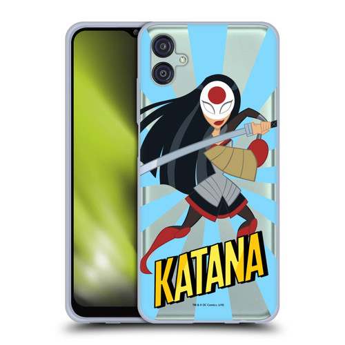 DC Super Hero Girls Characters Katana Soft Gel Case for Samsung Galaxy M04 5G / A04e