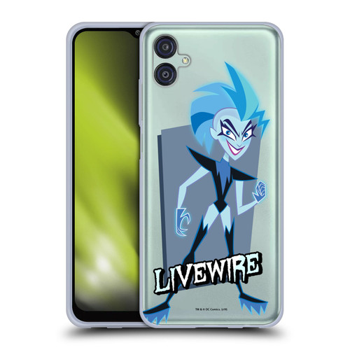 DC Super Hero Girls Characters Livewire Soft Gel Case for Samsung Galaxy M04 5G / A04e